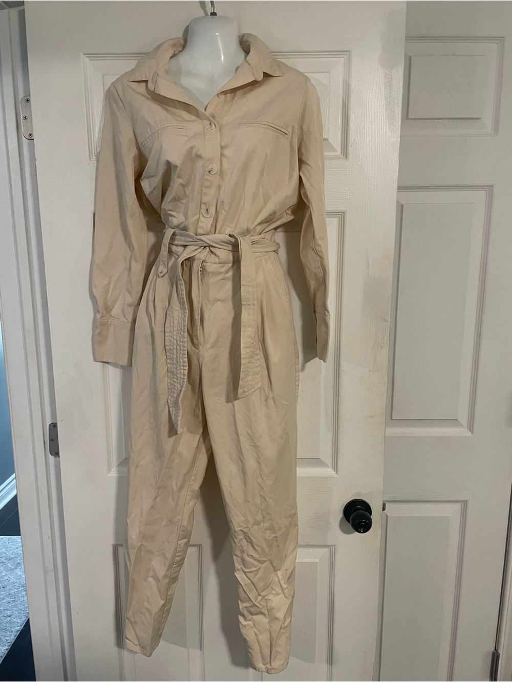Zara Women's Jumpsuit in Light Beige Size XS - Picture 2 of 4